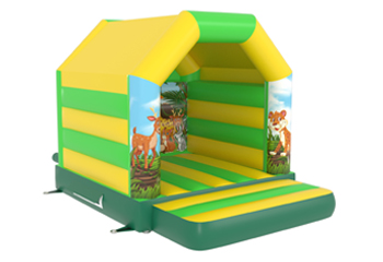 A Frame Jungle Bouncy Castle