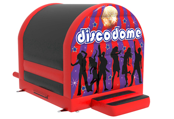 Disco Red Bouncy Castle