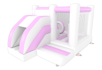 Slide Combo Pastel Bouncy Castle