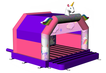 Unicorn Pink Bouncy Castle