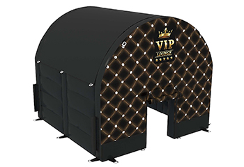 VIP Lounge Tent Black