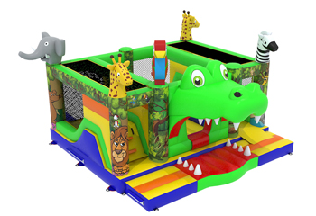 Crocodile Multiplay Bouncy Castle