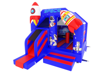 Slide Combo Space Bouncy Castle