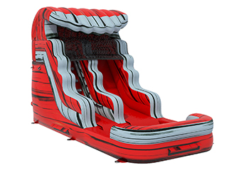 13ft Red Grey Marble Water Slide