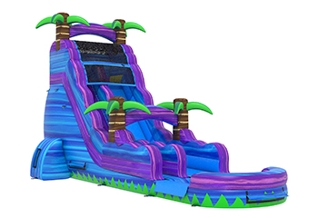 20.6ft Blue Purple Mable Water Slide