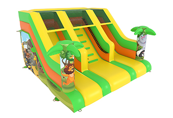 Jungle Slide 2 Lanes 2.05m Platform