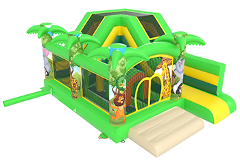 Multiplay Jungle Bouncy Castle