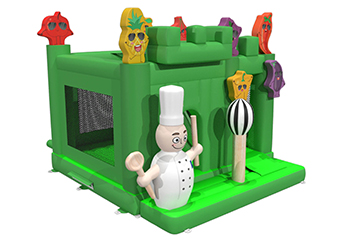 Slide Combo Chef Bouncy Castle