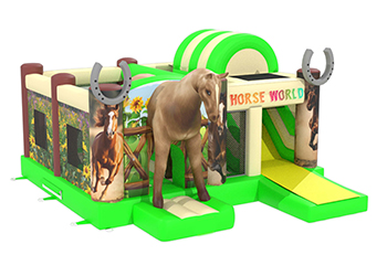 Slide Combo Horse Fun World Bouncy Castle