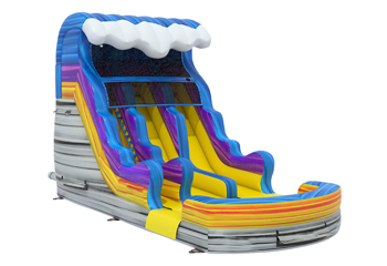 16.4ft Grey Purple Water Slide