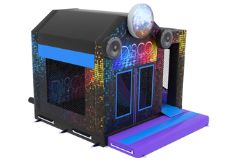 Slide Combo Disco Bouncy Castle