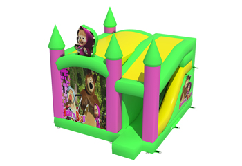 Slide Combo Bear Bouncy Castle