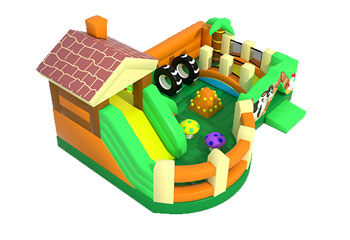 Funcity Farm Bouncy Castle