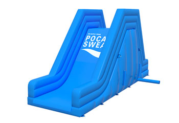 Inflatable Slide Climb From Back