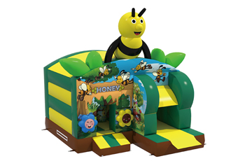 Slide Combo Bee Bouncy Castle