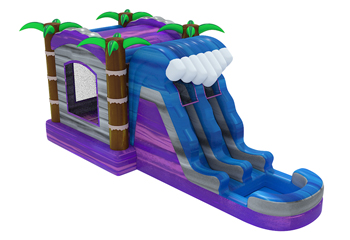 Purple Marble Water Slide