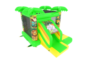 Slide Combo Jungle Bouncy Castle