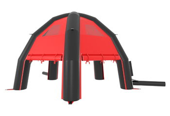 Spidertent black/red