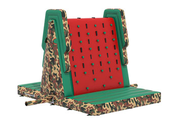 Camouflage Inflatable Climbing Wall