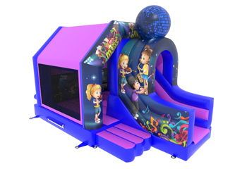 Slide Combo Music Club Bouncy Castle