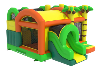 Slide Combo Jungle Bouncy Castle