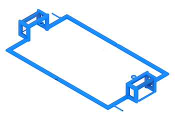 Football Arena with basketball inside 2 in 1 Game