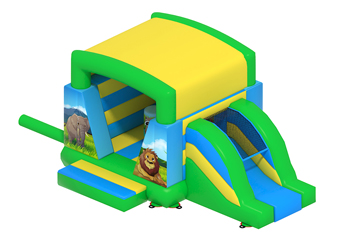 Slide Combo Jungle Bouncy Castle