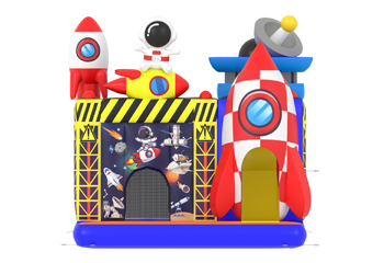 Space Bouncy Castle Slide Combo 02