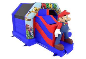 Mario Bouncy Castle Slide Combo