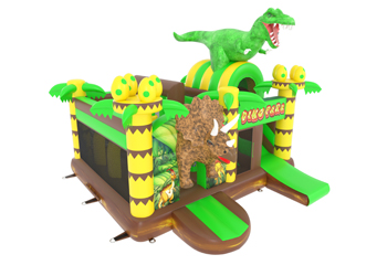 Slide Combo Dinosaur World Bouncy Castle