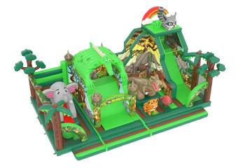 Inflatable Park Jungle Theme 11