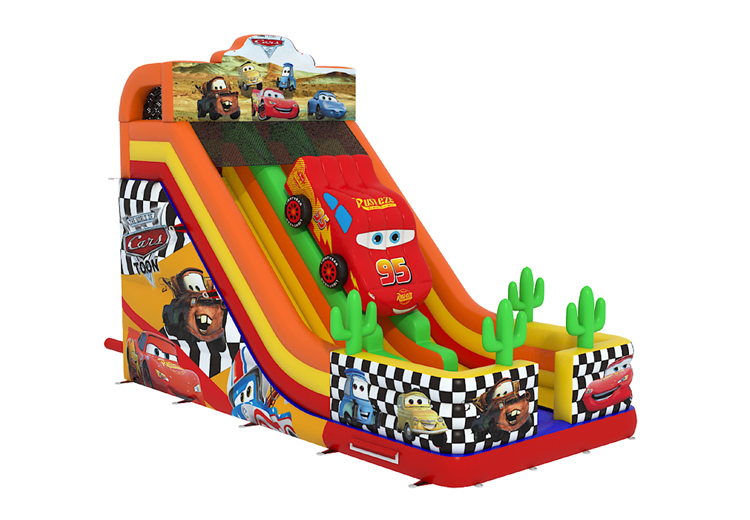 Car Racing Slide 4m Platform