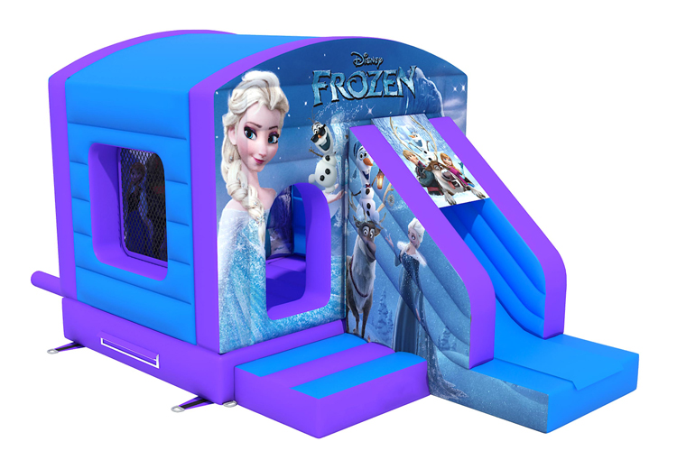 Slide Combo Frozen Bouncy Castle